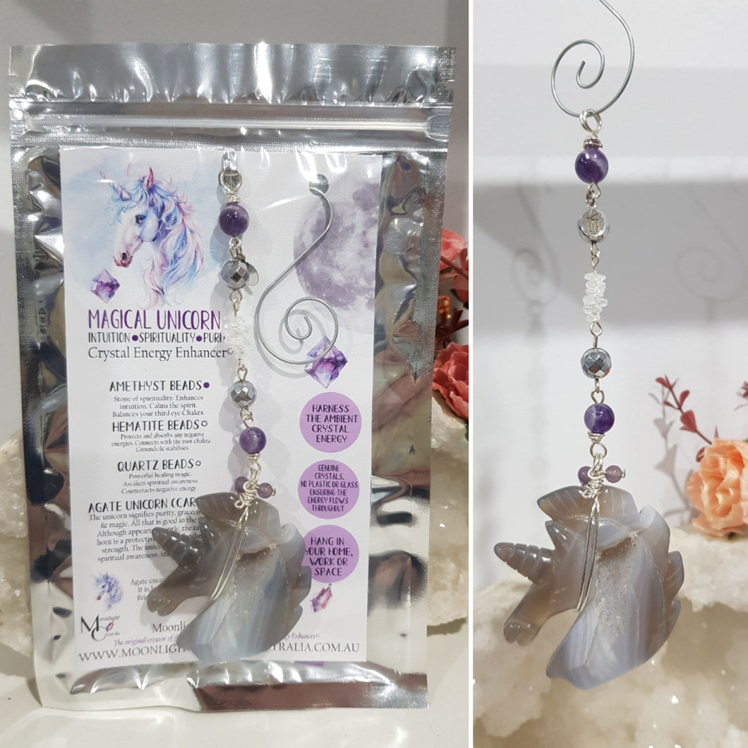 Magical-Unicorn-crystal-energy-enhancer-Agate-stone-suncatcher-ornament-hanger