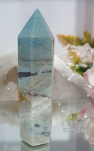 Load image into Gallery viewer, Trolleite Crystal Point Tower Stone.  

INSPIRES MANIFESTATION AND SPIRITUAL GUIDANCE

Lovely Trolleite point tower.  
