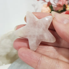 Load image into Gallery viewer, Star crystal Rose Quartz stone carving 38mm 5
