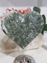 Load image into Gallery viewer, Moss-Agate-Crystal-Carving-Stone-on-Stand-Moonlight-Crystals-Australia-Crystal-Carvings
