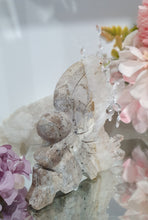 Load image into Gallery viewer, Fairy Quartz Cluster Crystal Carving Stone . Discounted as she is slightly bent 

Inspires Magick, Purity &amp; Spirituality

Stunning Quartz Crystal cluster fairy with gorgeous quartz crystal teeth. She is discounted as slightly bent at top
