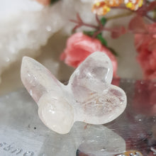 Load image into Gallery viewer, butterfly quartz crystal carving
