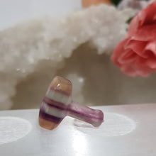 Load image into Gallery viewer, thor hammer fluorite crystal carving
