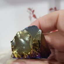 Load image into Gallery viewer, Titanium Aura Obsidian Crystal Rough Raw Stone 40mm 5
