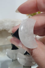 Load image into Gallery viewer, Moon Car Clip Quartz Stone Crystal Carving Stone

Inspires Powerful Magic &amp; Spirituality

Lovely Moon Quartz Crystal Car Clip.  Decorative Clip for Car Vent. 

Intuitively ( randomly) Chosen


