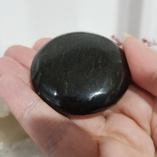 Load image into Gallery viewer, golden obsidian crystal palm stone
