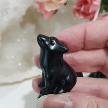 Load image into Gallery viewer, wolf-crystal-carving-stone-black-obsidian-moonlight-crystals-australia-online-store-melbourne-australia
