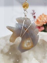 Load image into Gallery viewer, Sparkle-Unicorn-Agate-Unicorn-Crystal-Carving-Crystal-Energy-Enhancer-Stone-Hanger-Suncatcher-Ornament-Moonlight-Crystals-Australia
