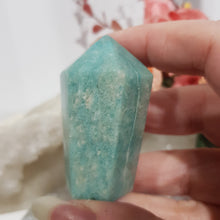 Load image into Gallery viewer, amazonite-cupcake-crystal-tower
