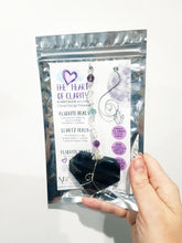 Load image into Gallery viewer, The-heart-of-clarity-fluorite-heart-crystal-energy-enhancer-hanger-ornament-sun catcher-moonlight-crystals-australia
