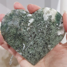 Load image into Gallery viewer, Moss-Agate-Crystal-Carving-Stone-on-Stand-Moonlight-Crystals-Australia-Crystal-Carvings
