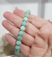 Load image into Gallery viewer, amazonite beaded bracelet

