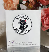 Load image into Gallery viewer, Namaste-mudafakas-pins-brooches-badges
