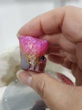 Load image into Gallery viewer, CRYSTAL CREATURE Titanium Aura Quartz Crystal Carving 30mm 1 SUPER CUTE!
