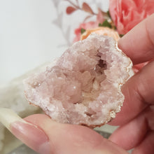 Load image into Gallery viewer, pink-amethyst-crystal-cluster-specimen-geode
