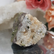 Load image into Gallery viewer, Epidote Crystal Specimen Stone 60mm 2 GORGEOUS CRYSTALS
