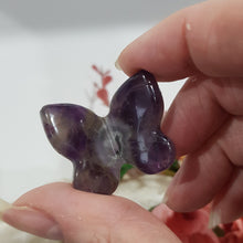 Load image into Gallery viewer, amethyst butterfly wings
