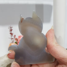 Load image into Gallery viewer, Cat Agate Crystal Carving Stone 80mm 10
