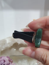 Load image into Gallery viewer, Star Car Clip Moss Agate Stone Crystal Carving Stone

Inspires Joy and Grounding

Lovely Star Moss Agate Crystal Car Clip.  Decorative Clip for Car Vent. 
