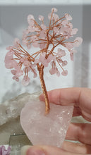 Load image into Gallery viewer, Rose Quartz Crystal Tree on Rose Quartz Base Stone

INSPIRES UNCONDITIONAL LOVE

Lovely Rose Quartz crystal Tree. 
