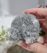Load image into Gallery viewer, gorgeous Apophyllite crystal cluster. gorgeous crystals on this piece. photos do not do this any justice. 
