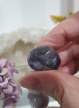 Load image into Gallery viewer, 2 x Amethyst Crystal Tumble Stone.

Inspires Unconditional Love

Gorgeous Amethyst Crystal Tumble Stones. 


