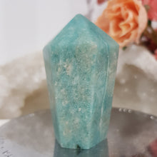 Load image into Gallery viewer, amazonite-cupcake-crystal-tower
