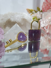 Load image into Gallery viewer, Amethyst Crystal Key and Lock Stone

INSPIRES INTUITION AND SPIRITUALITY

Beautiful Amethyst Crystal Key and Lock.  Super Cute!

