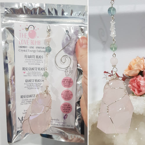 the-love-bomb-rose-quartz-freeform-crystal-energy-enhancer-hanger-ornament-sun catcher