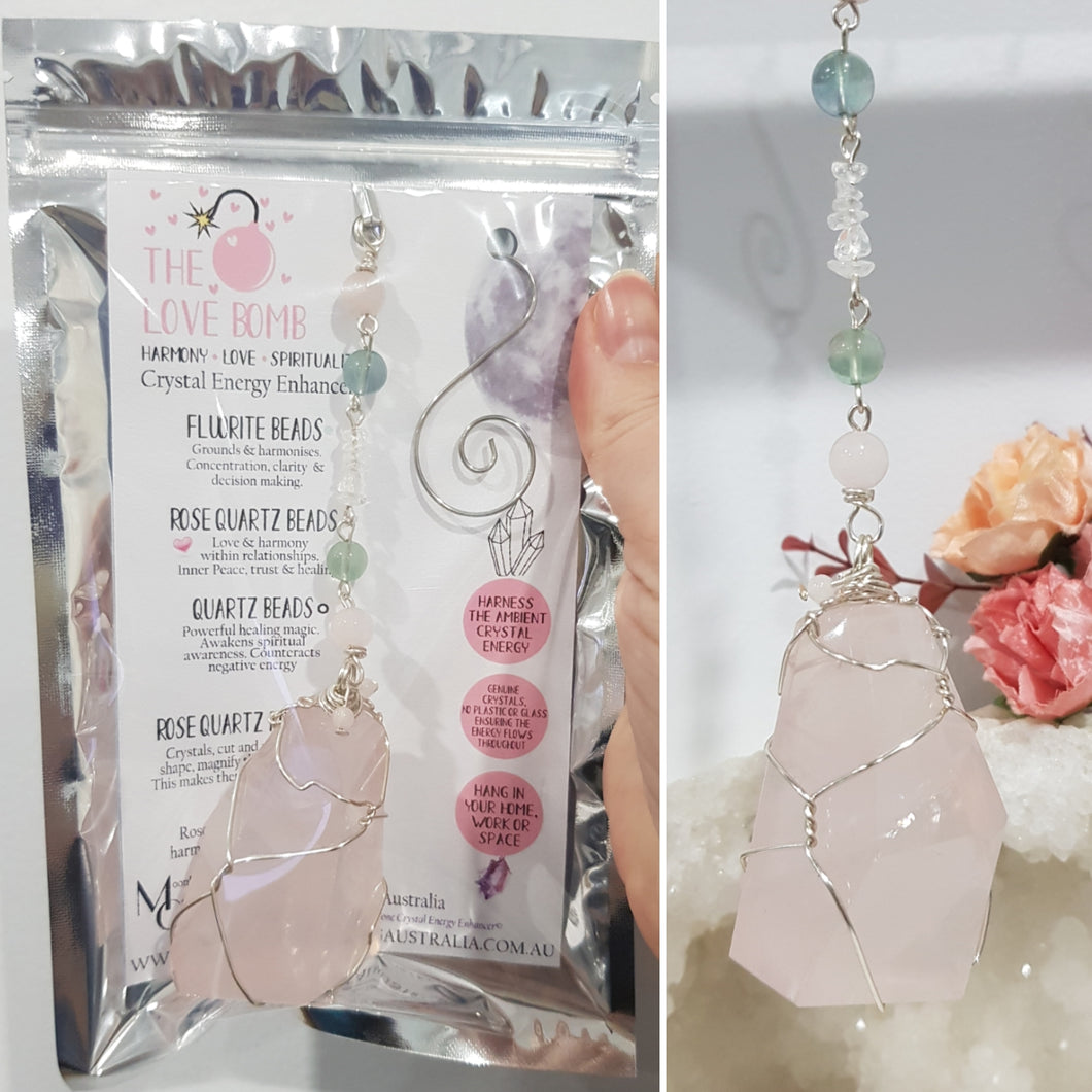 the-love-bomb-rose-quartz-freeform-crystal-energy-enhancer-hanger-ornament-sun catcher