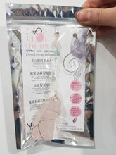 Load image into Gallery viewer, the-love-bomb-rose-quartz-freeform-crystal-energy-enhancer-hanger-ornament-sun catcher
