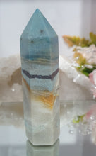 Load image into Gallery viewer, Trolleite Crystal Point Tower Stone.  

INSPIRES MANIFESTATION AND SPIRITUAL GUIDANCE

Lovely Trolleite point tower.  
