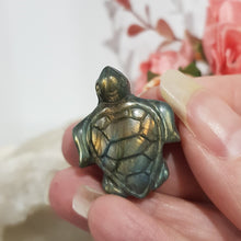 Load image into Gallery viewer, turtle-labradorite-crystal-carving-stone
