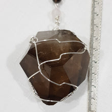 Load image into Gallery viewer, Smokey Quartz freeform wired Energy Enhancer Suncatcher
