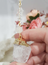 Load image into Gallery viewer, Quartz crystal electroplated gold Energy Enhancer Suncatcher christmas Ornament 2
