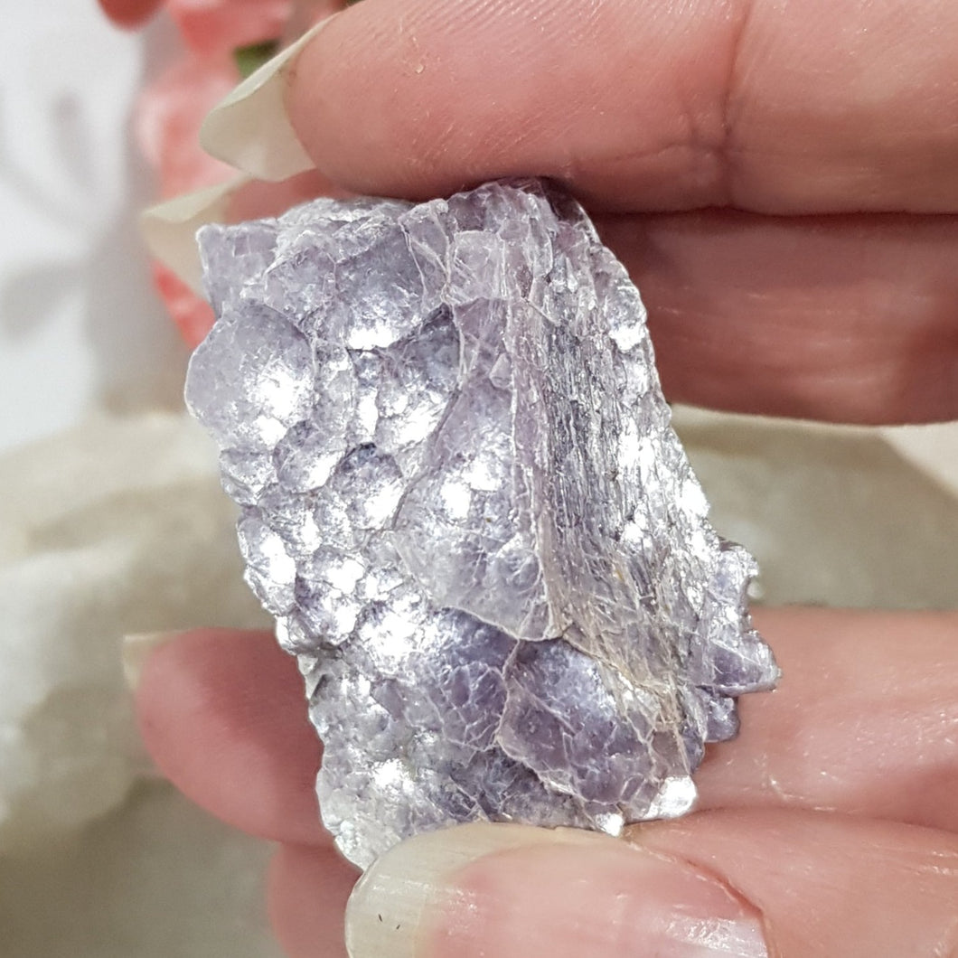 Lepidolite raw crystal stone 35mm 1