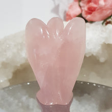 Load image into Gallery viewer, Angel crystal carving Rose Quartz stone 50mm 1
