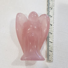 Load image into Gallery viewer, Angel crystal carving Rose Quartz stone 50mm 1
