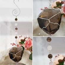 Load image into Gallery viewer, Smokey Quartz freeform wired Energy Enhancer Suncatcher
